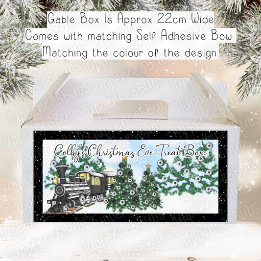Football Themed - Christmas Treat Box - 3 Designs