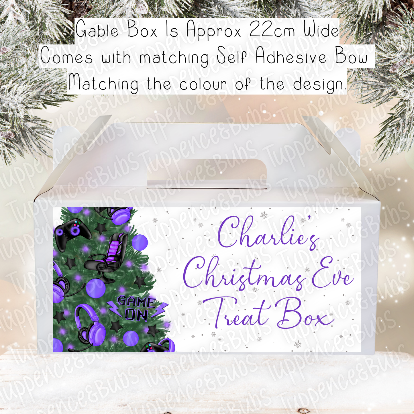 Gaming Themed Christmas Treat Box - 5 Colours
