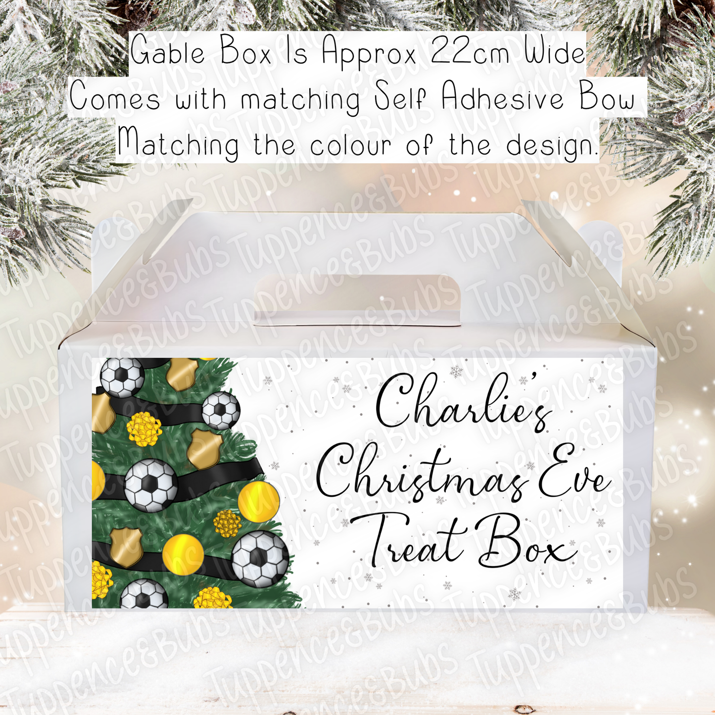 Football Themed Christmas Box - 7 Colours