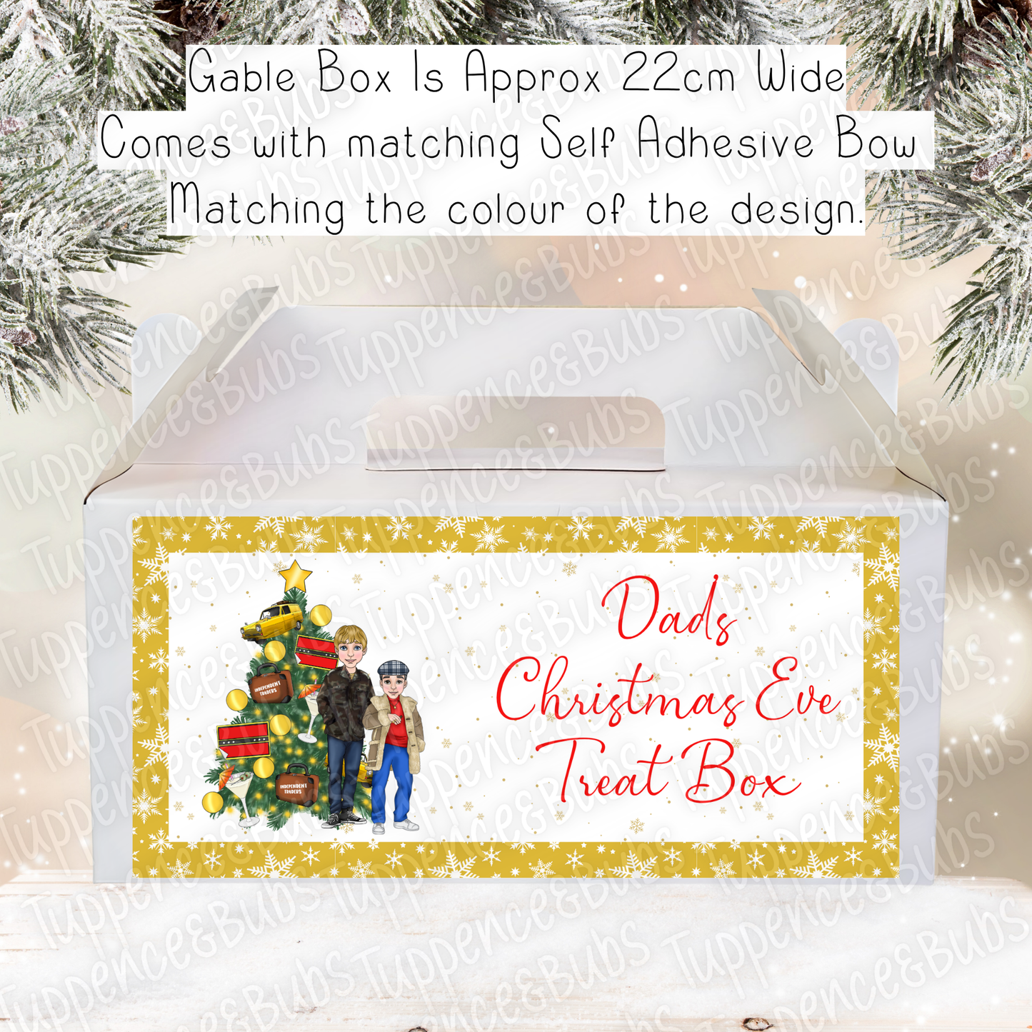 Fools Inspired Christmas Treat Box - 2 Designs