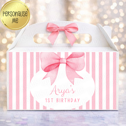 Pink or Purple Treat Box