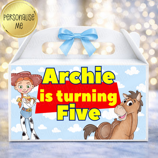 Toy Story Style Party Boxes - 4 Designs