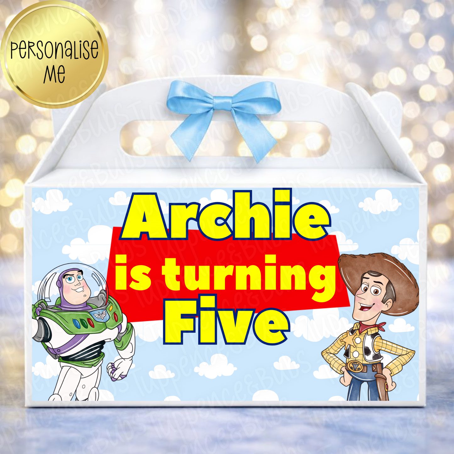 Toy Story Style Party Boxes - 4 Designs