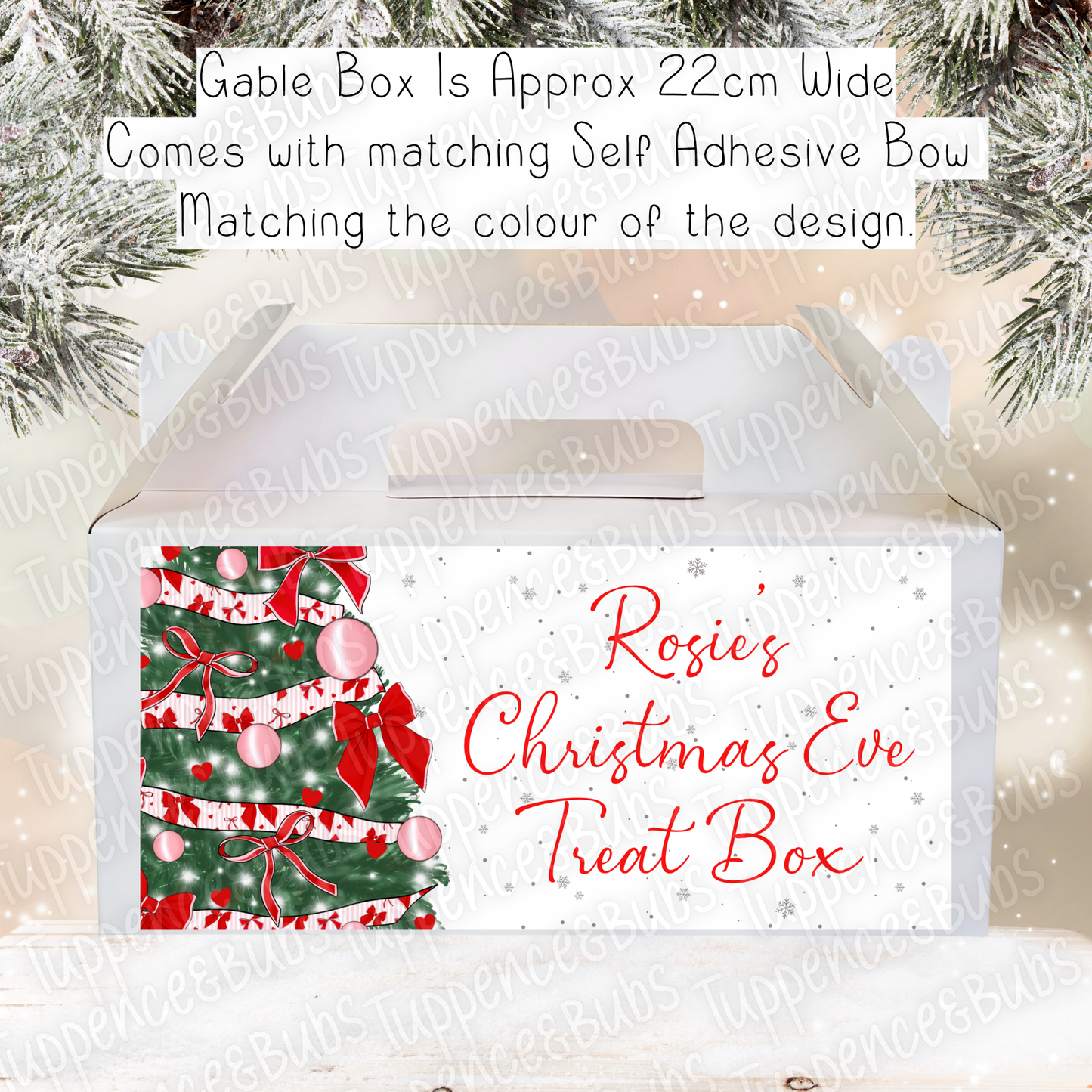 Make Up Inspired Christmas Gable Box - 2 Designs