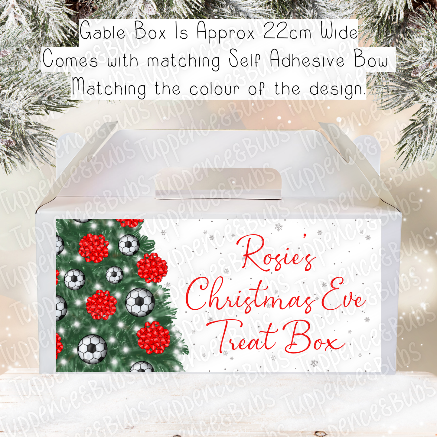 Football Themed Christmas Box - 7 Colours