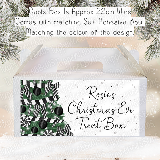 Striped Christmas Tree Gable Box - 2 Designs