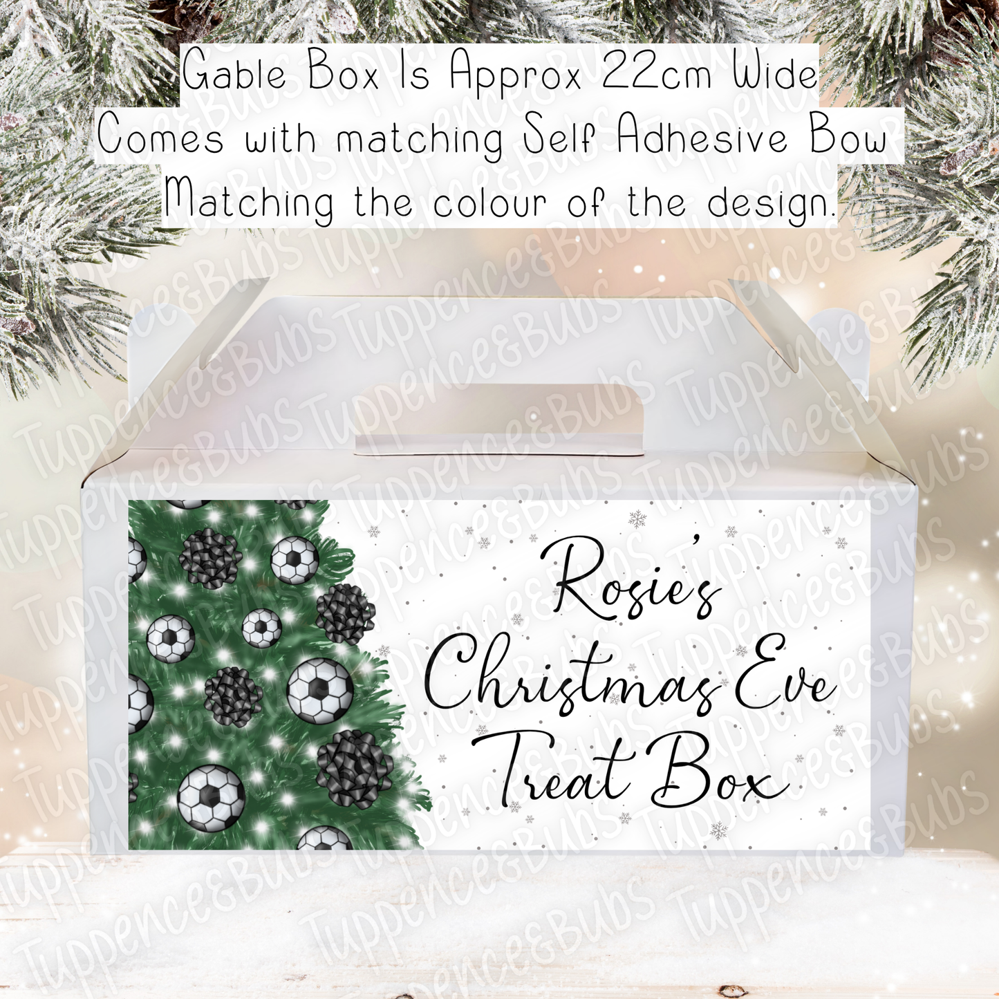 Football Themed Christmas Box - 7 Colours