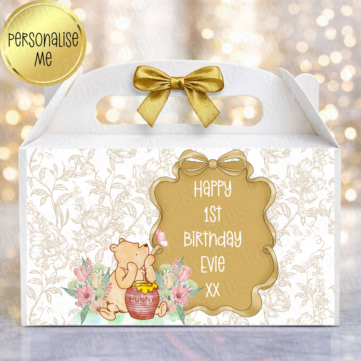 Pooh Themed Party Box - 2 Designs
