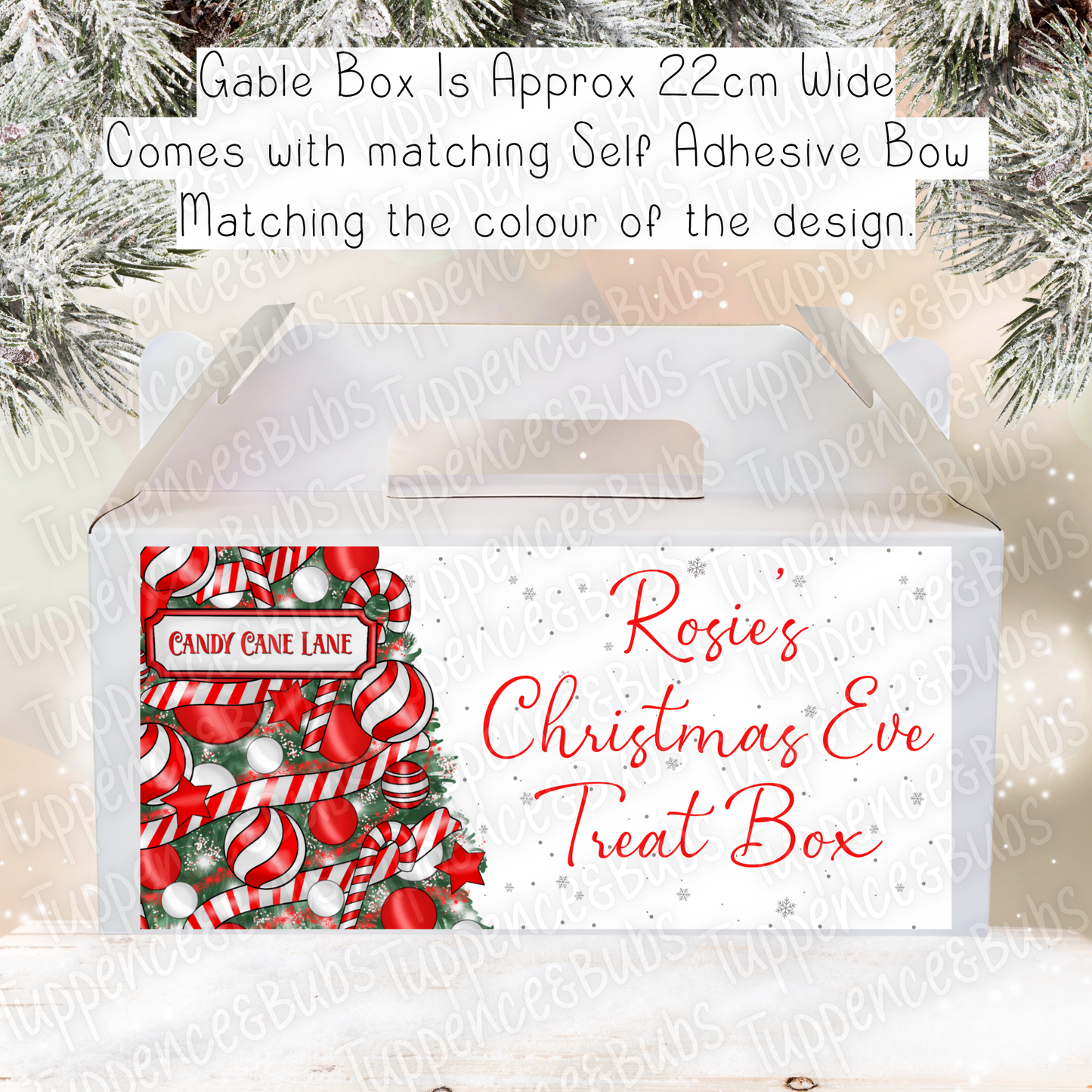 Make Up Inspired Christmas Gable Box - 2 Designs