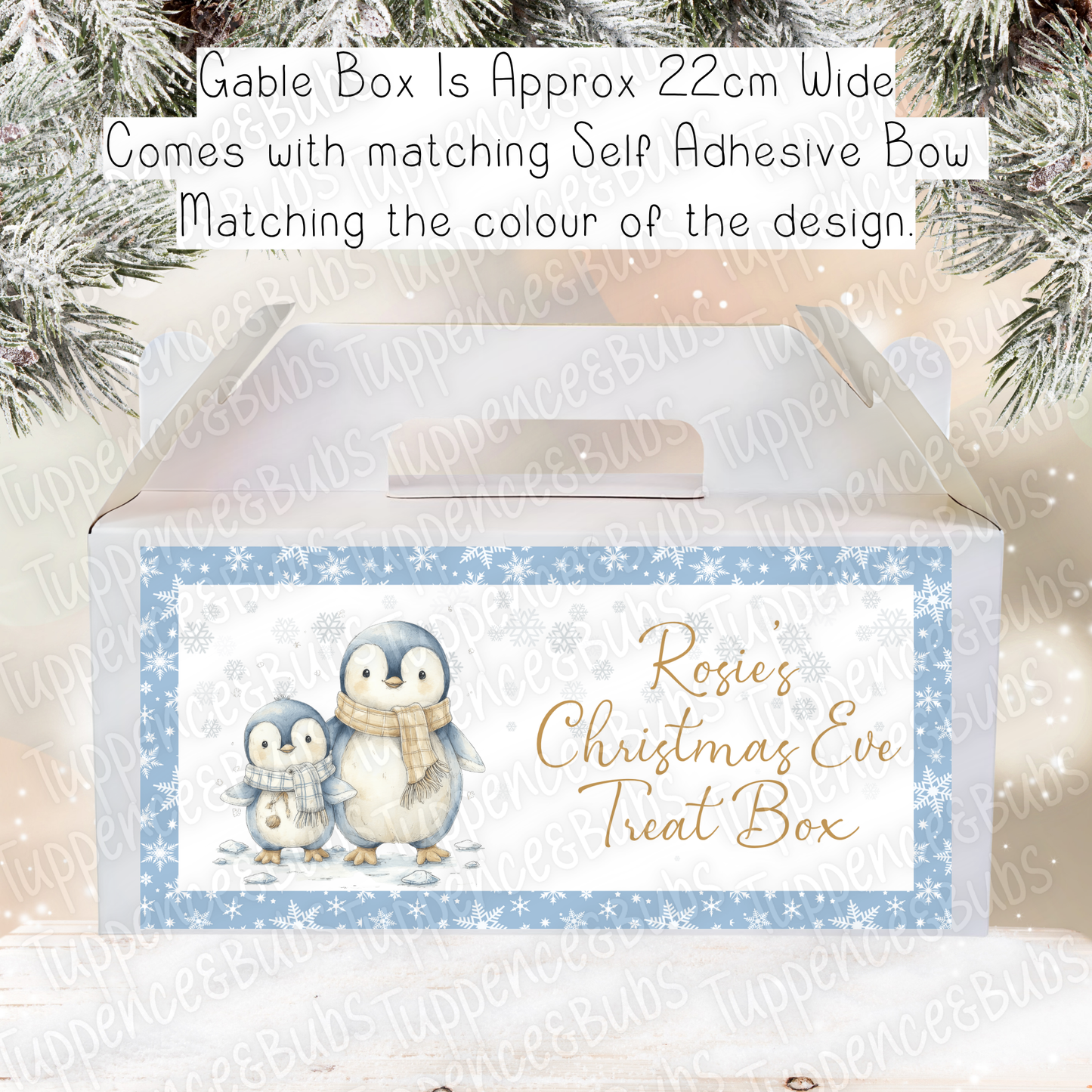 Cute Themed Christmas Treat Box - 3 Designs
