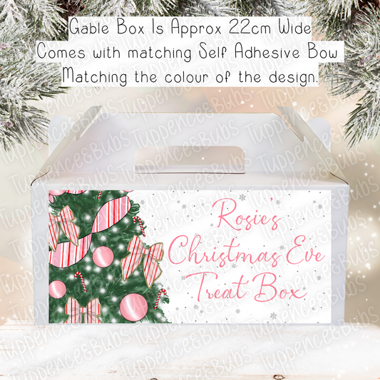 Striped Christmas Tree Gable Box - 2 Designs