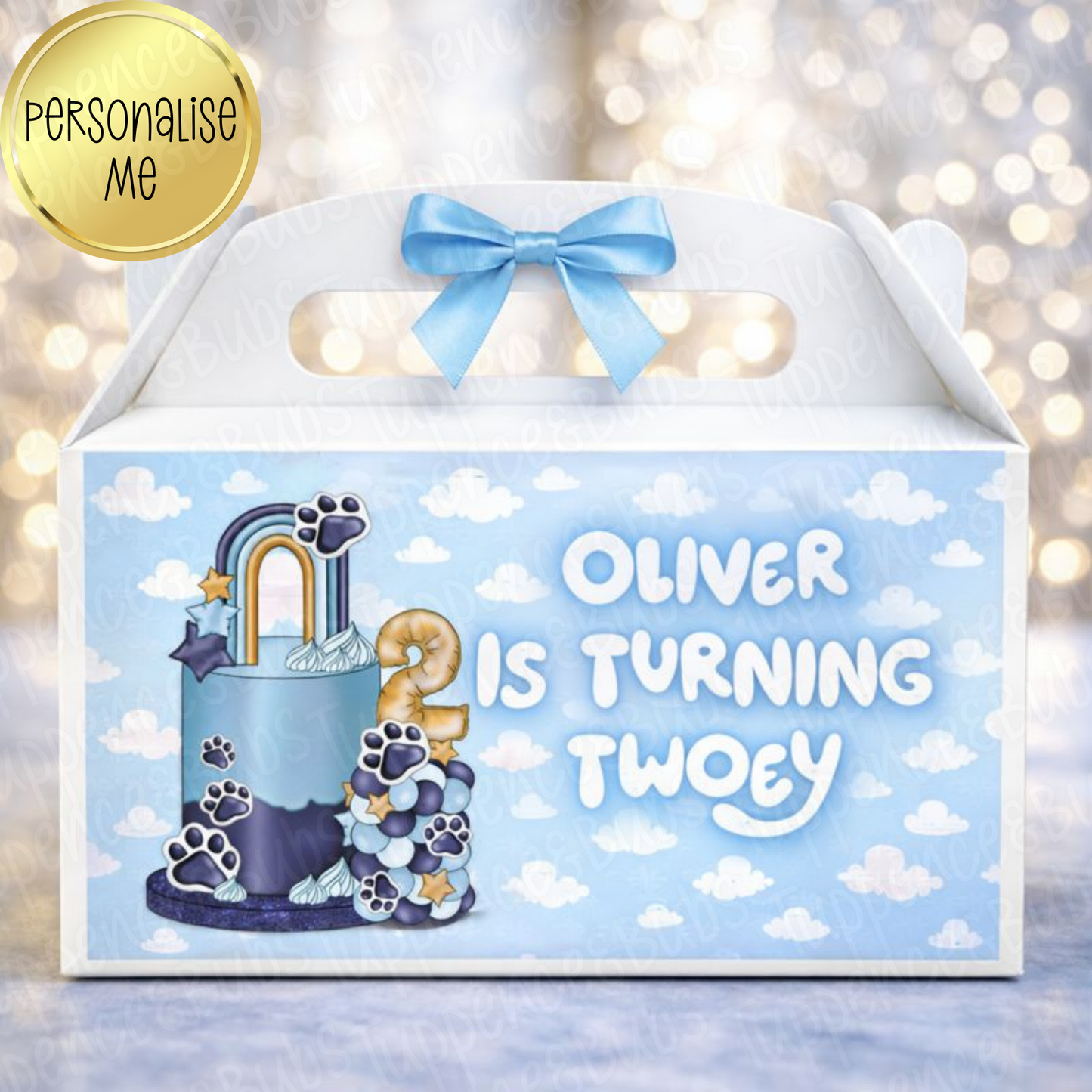 Blue Dog Style Party Box