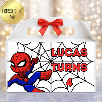 Spiderman Themed Party Box