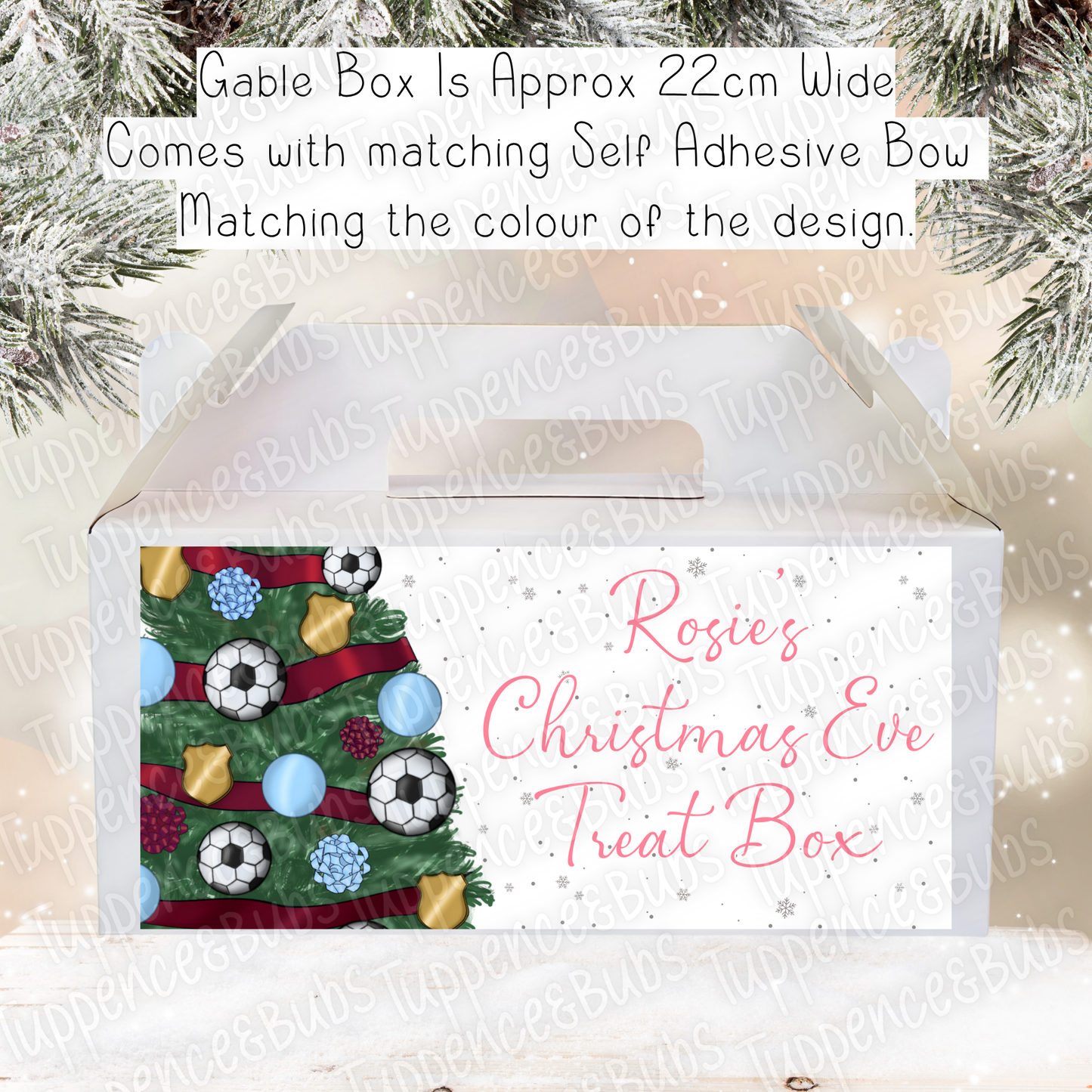 Football Themed Christmas Box - 7 Colours