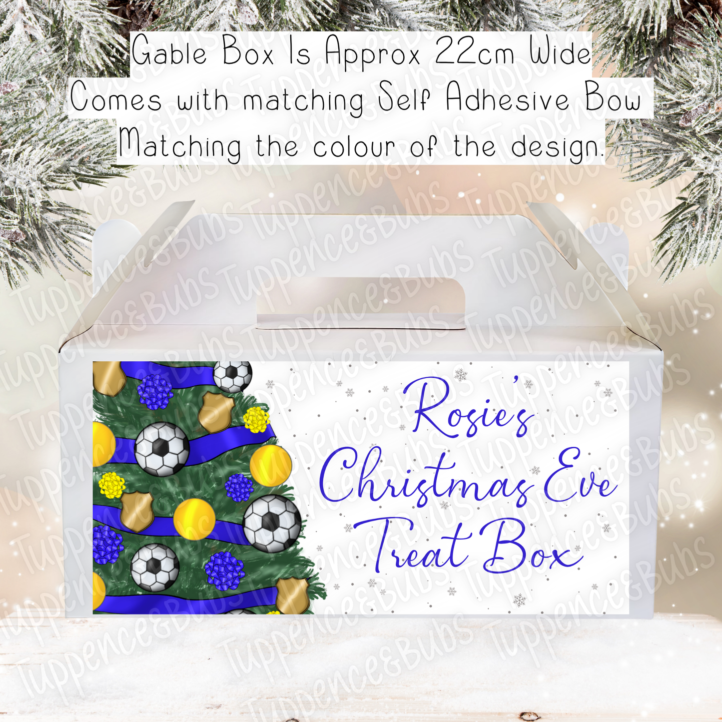 Football Themed Christmas Box - 7 Colours