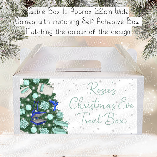 Crafting Style Christmas Gable Box - Pink or Mint Green