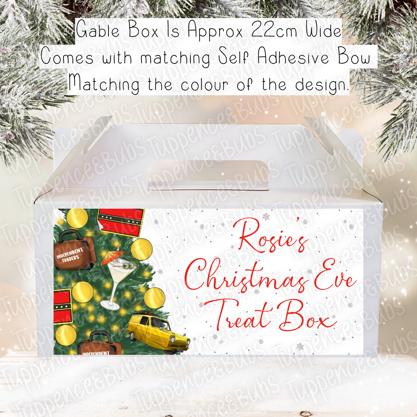 Fools Inspired Christmas Treat Box - 2 Designs