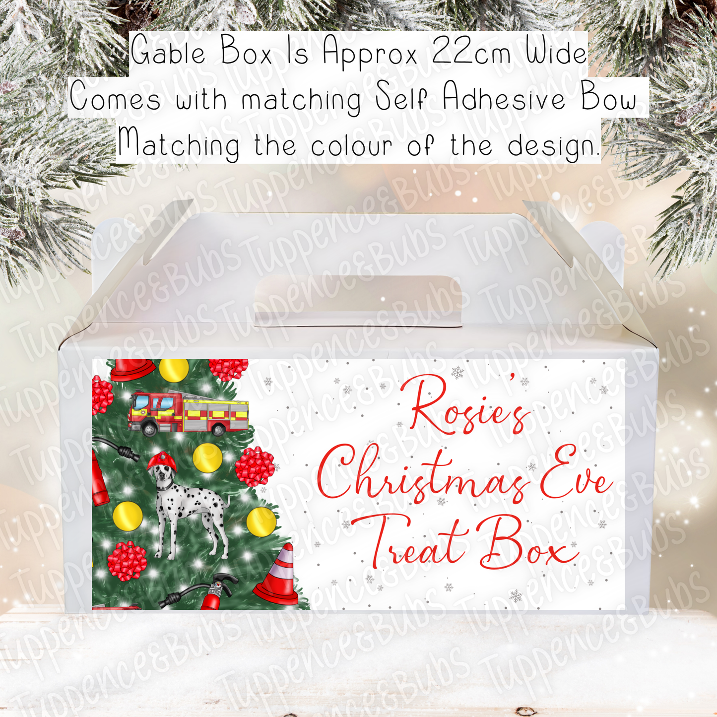 Fireman Style Christmas Gable Box