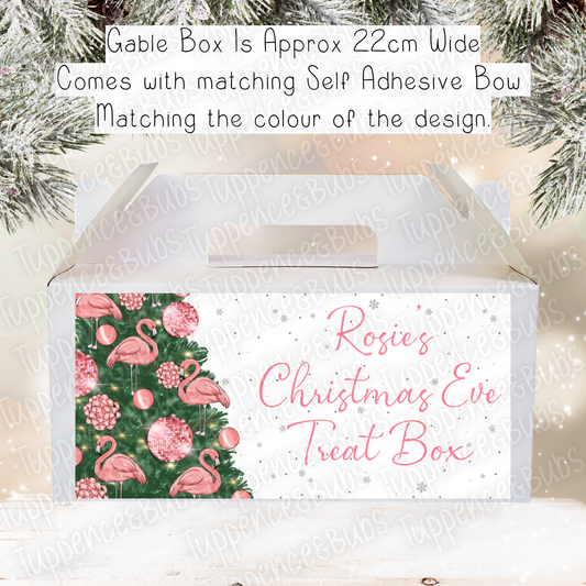 Flamingo Style Christmas Gable Box