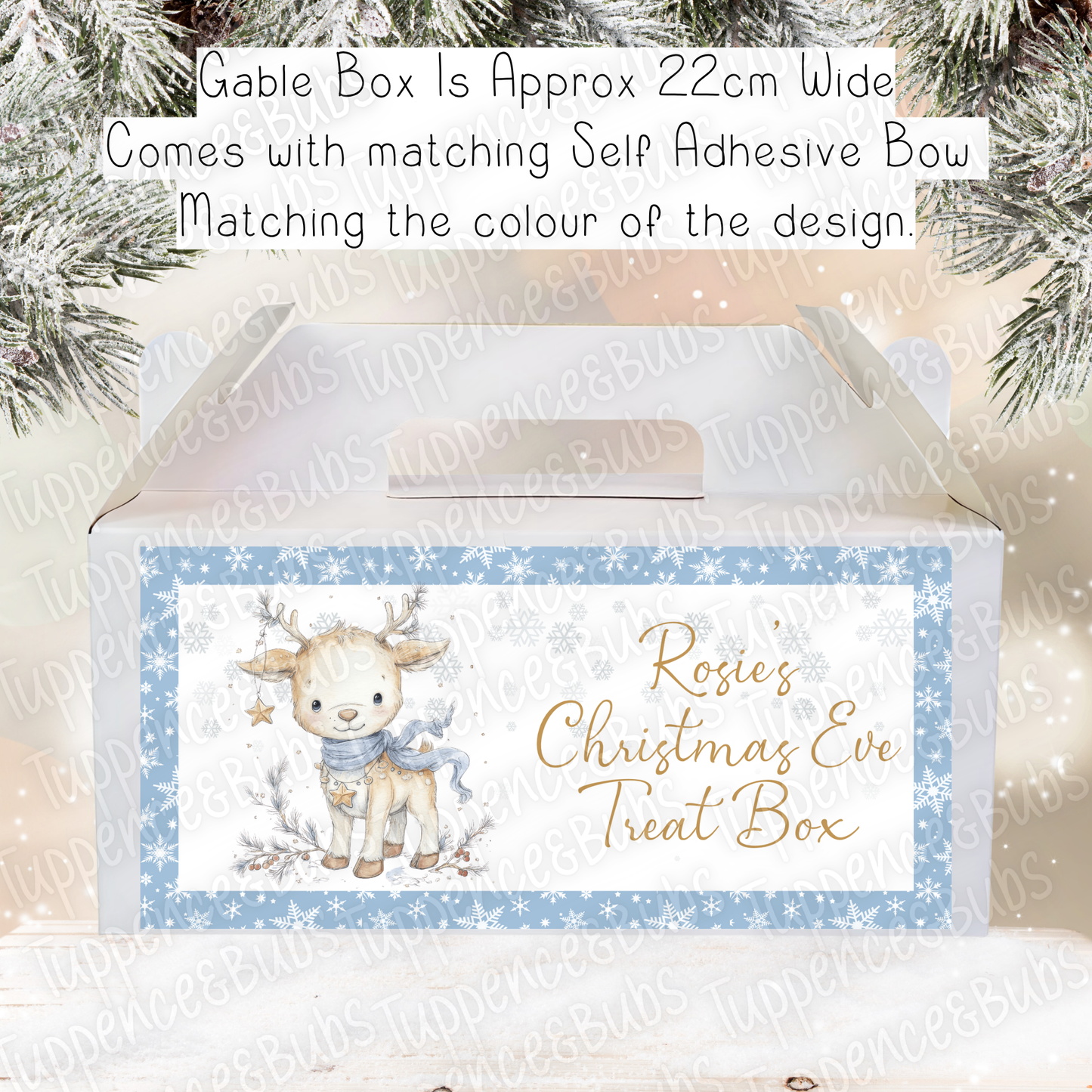 Cute Themed Christmas Treat Box - 3 Designs