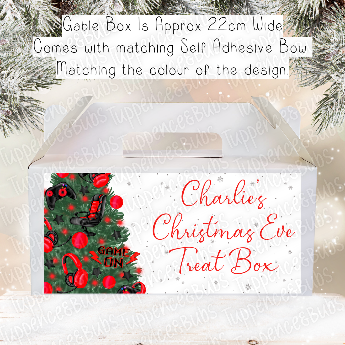 Gaming Themed Christmas Treat Box - 5 Colours