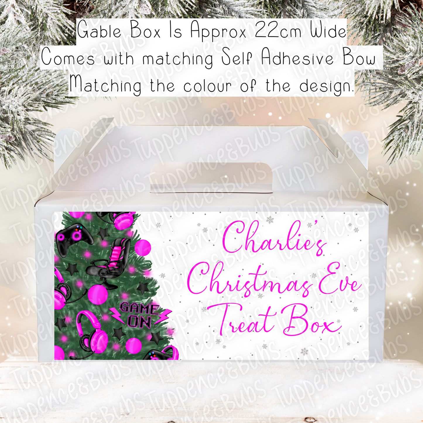 Gaming Themed Christmas Treat Box - 5 Colours