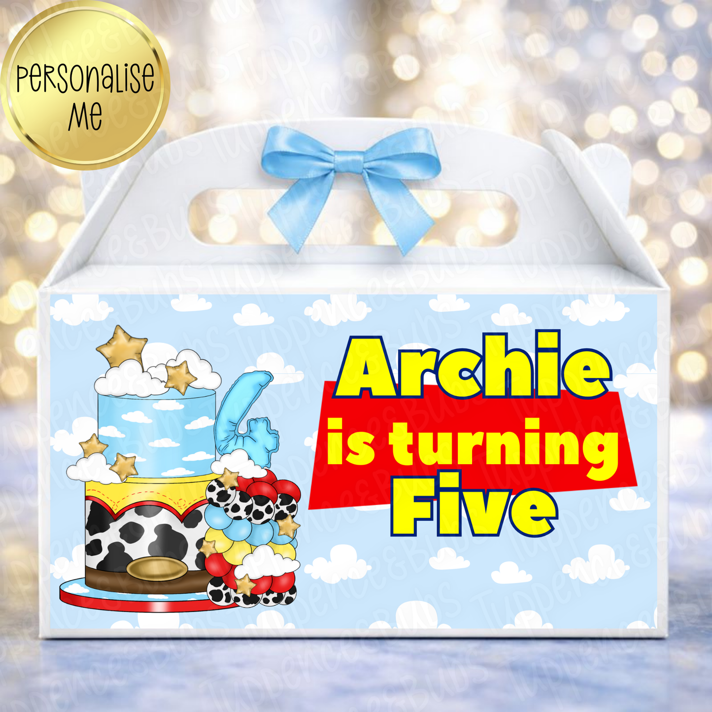 Toy Story Style Party Boxes - 4 Designs