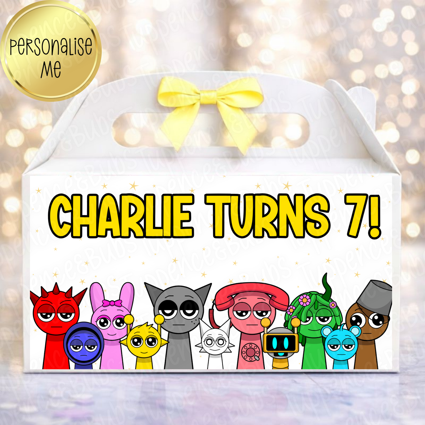 Sprunki Inspired Party Treat Box