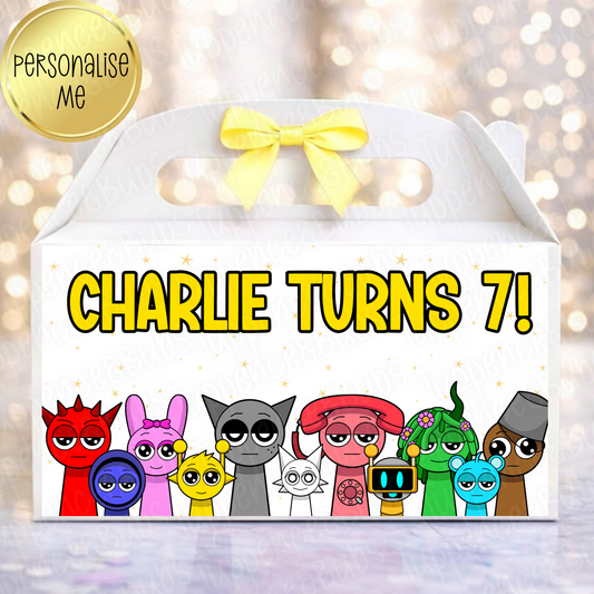 Sprunki Inspired Party Treat Box