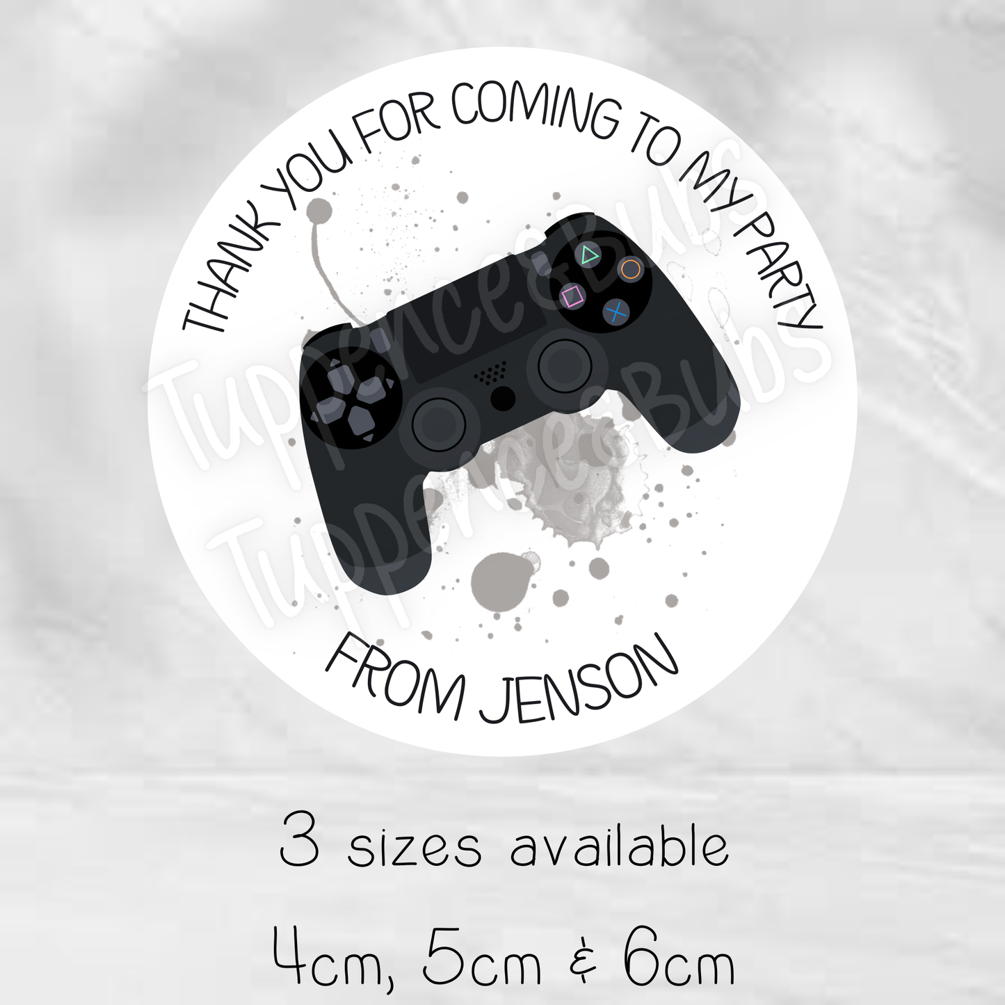 Gaming Controller Party Stickers