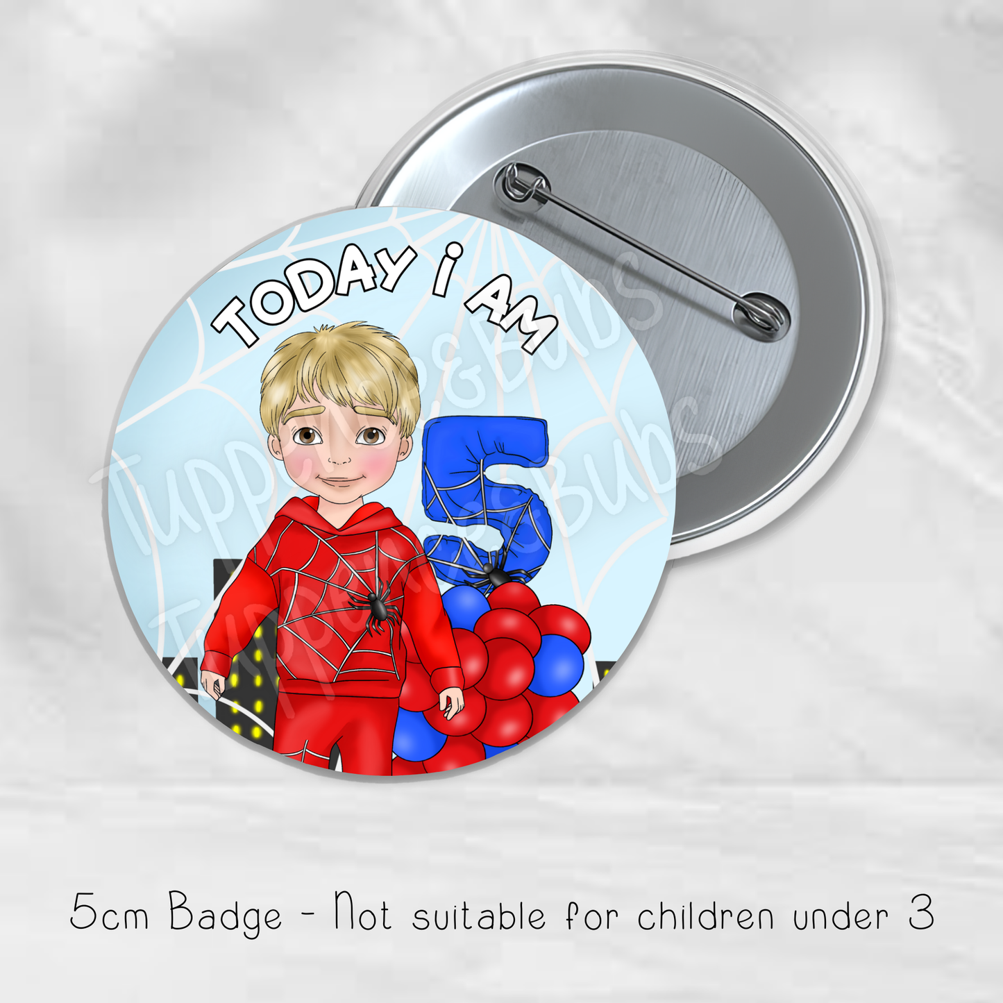 Spiderman Inspired Badge