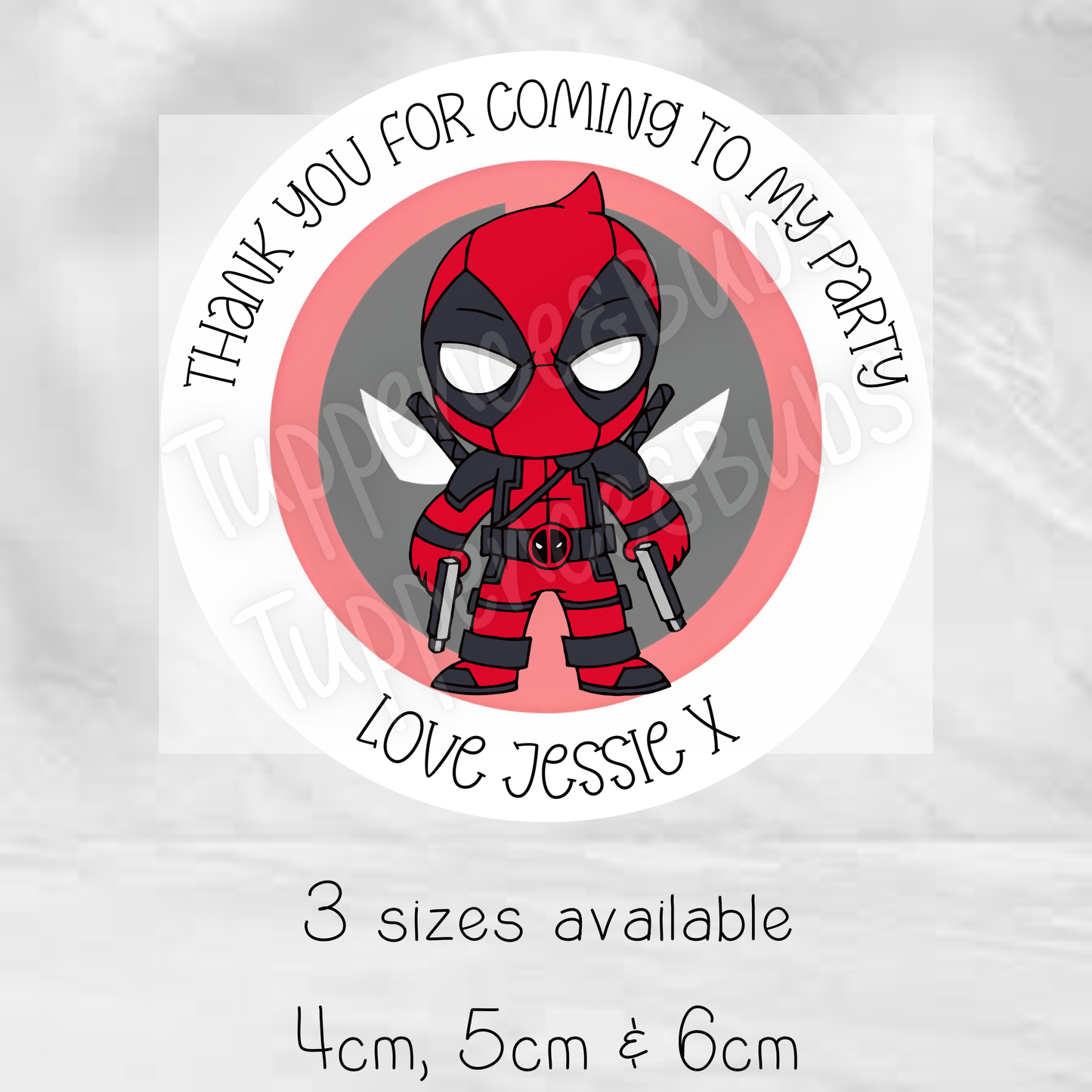 Deadpool Inspired Stickers