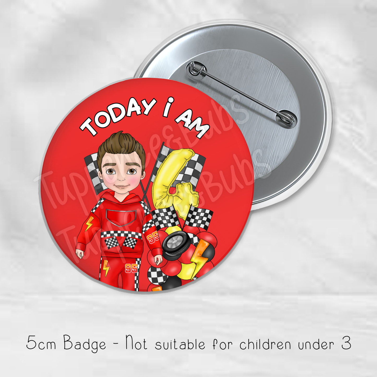 Cars Inspired Badge - Boy/Girl