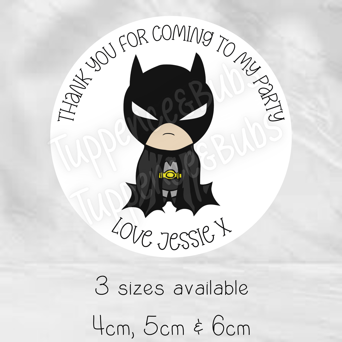 Batman Inspired Stickers