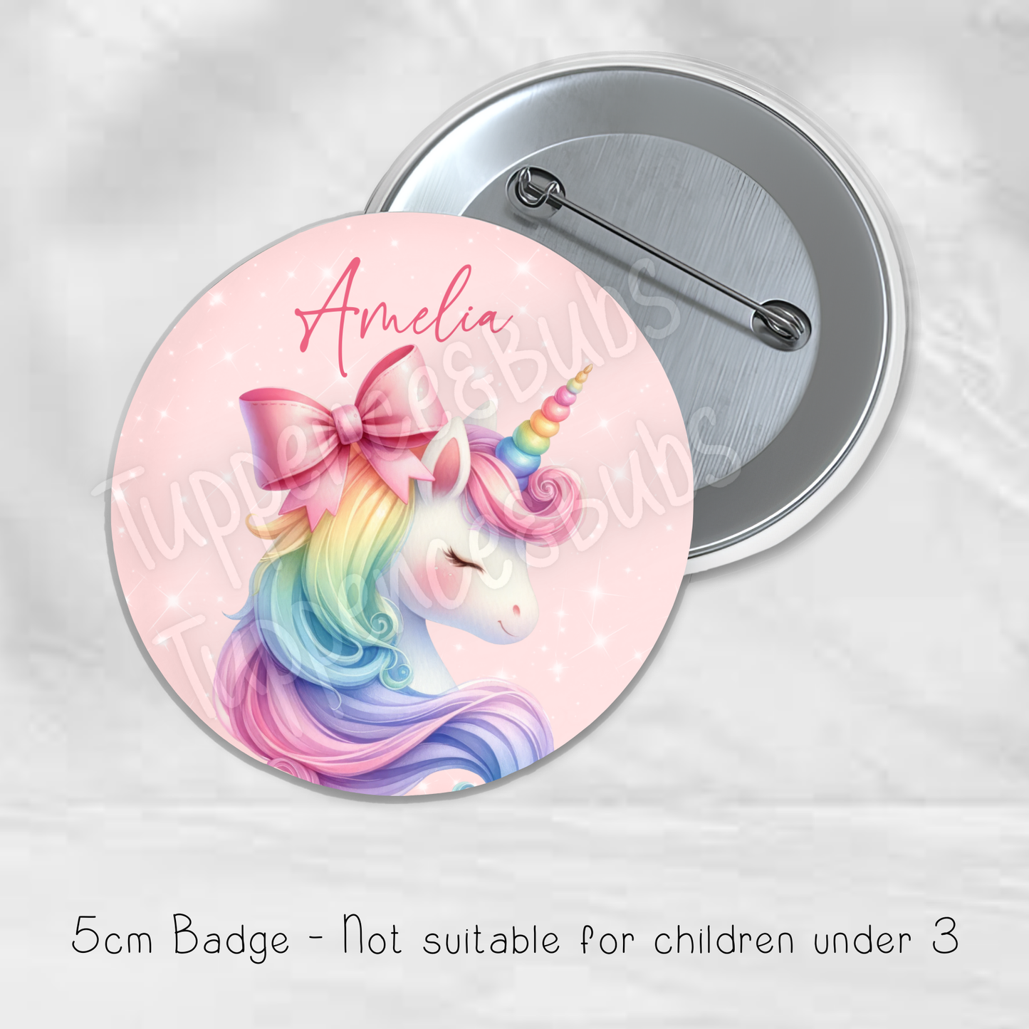 Rainbow Unicorn Badge