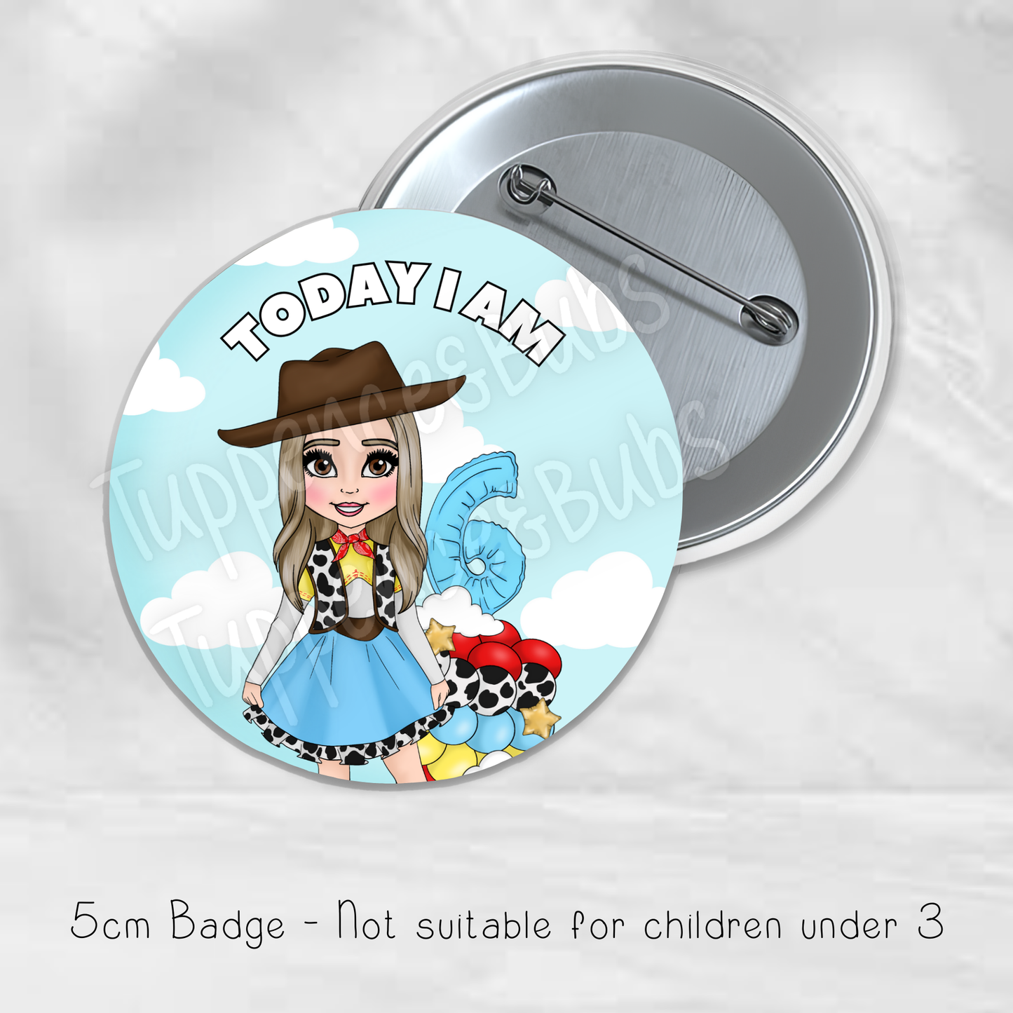 Cowboy Inspired Badge - Girl/Boy