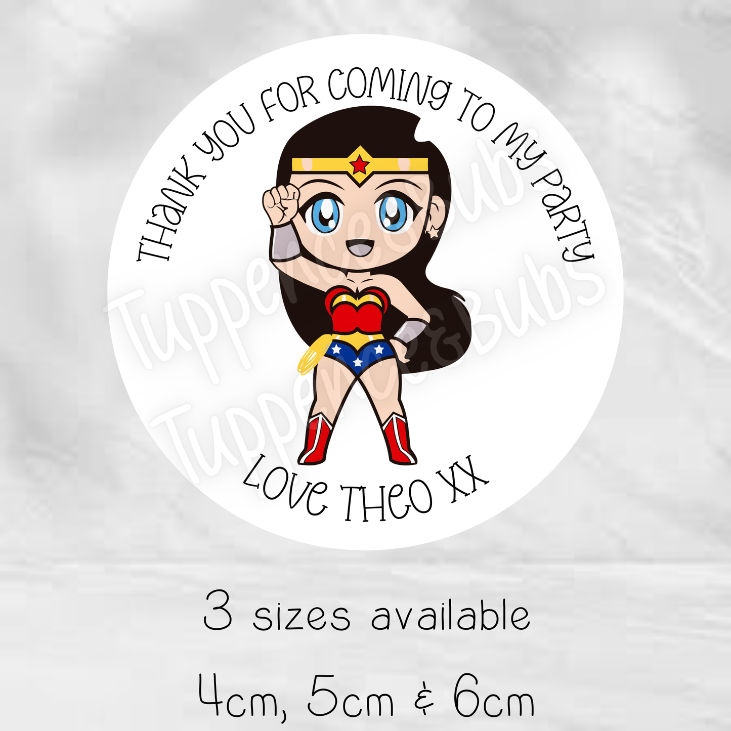 Wonder Woman Inspired Sticker