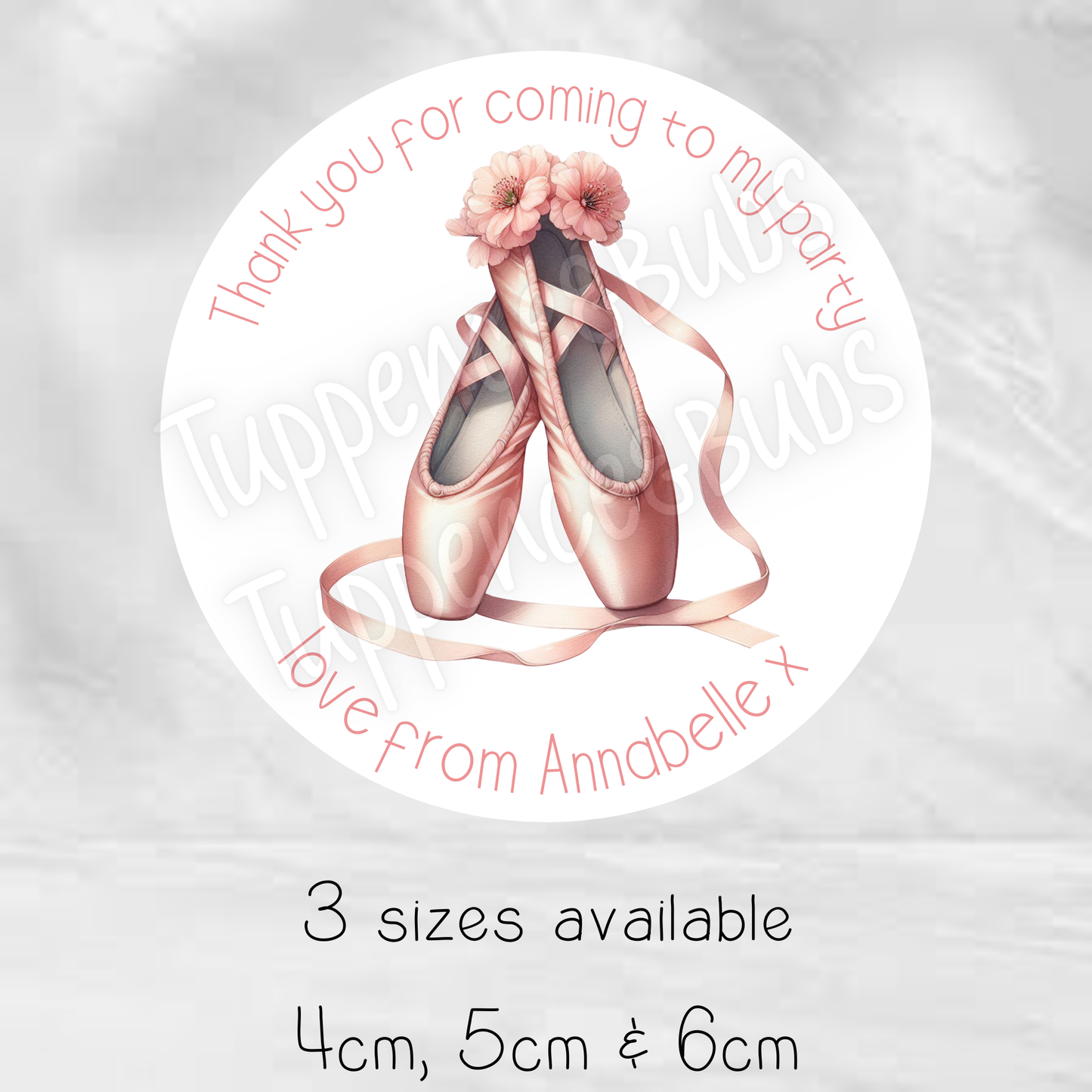 Ballerina Themed Stickers