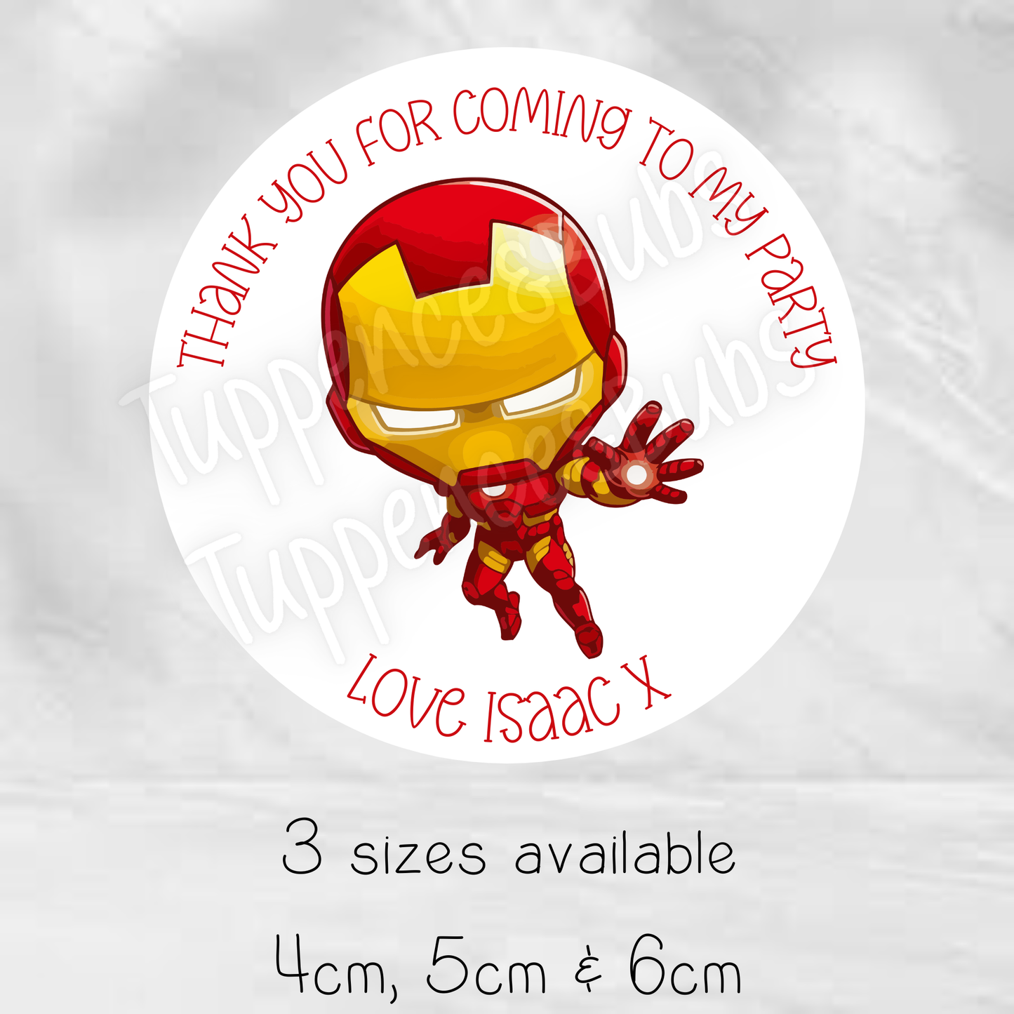 Ironman Inspired Stickers