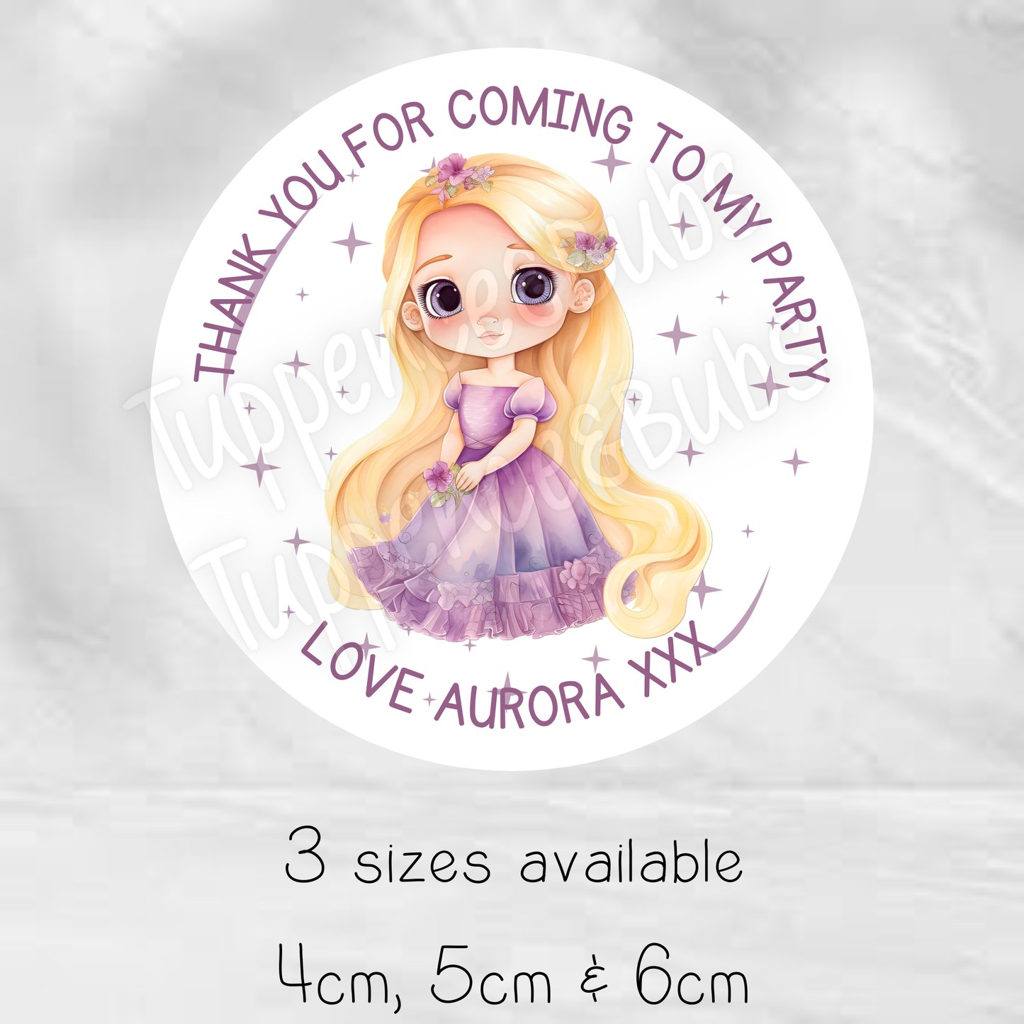Rapunzel Inspired Stickers