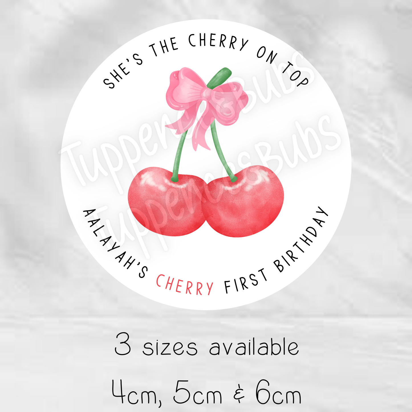 Cherry On Top Stickers