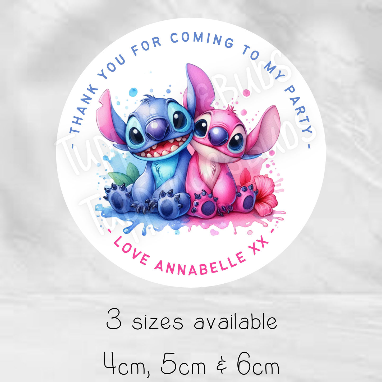 Stitch & Angel Inspired Stickers