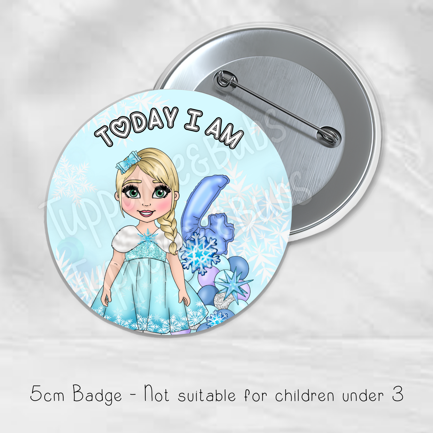 Frozen Inspired Badge