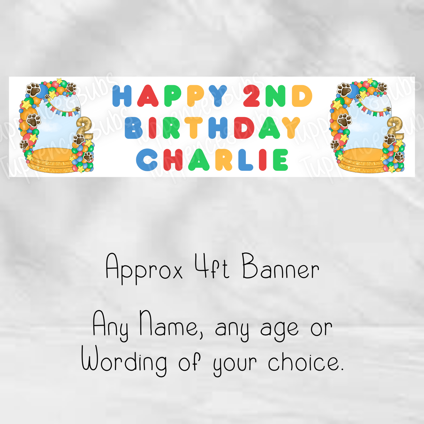 Duggee Inspired Birthday Banner