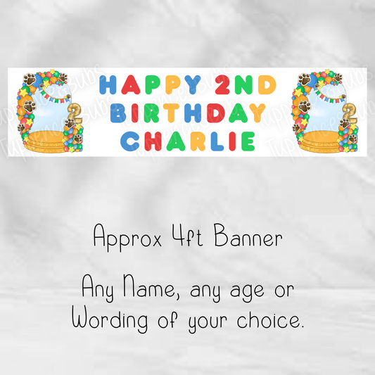 Duggee Inspired Birthday Banner