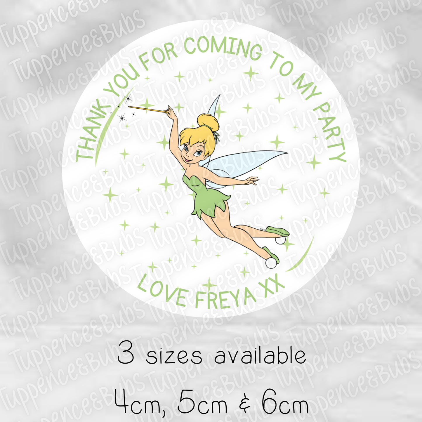 Tinkerbell Inspired Stickers