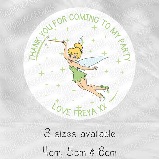 Tinkerbell Inspired Stickers