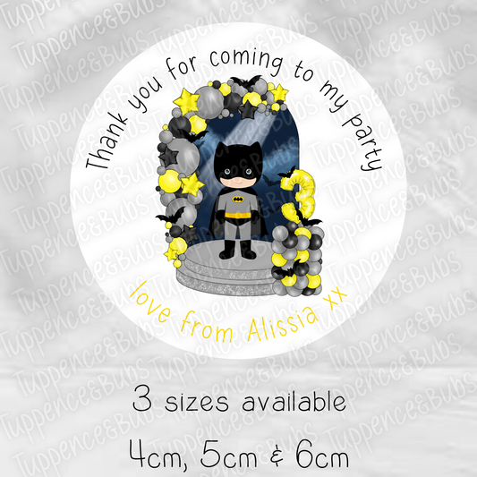 Bat Man Inspired Stickers
