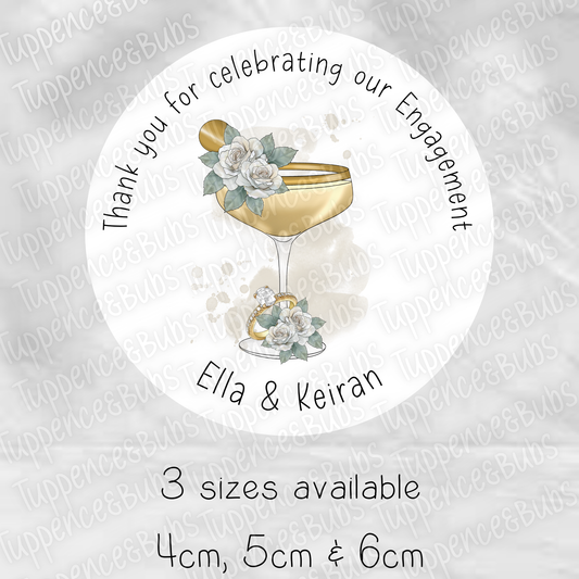 Engagement Stickers - 7 Colours
