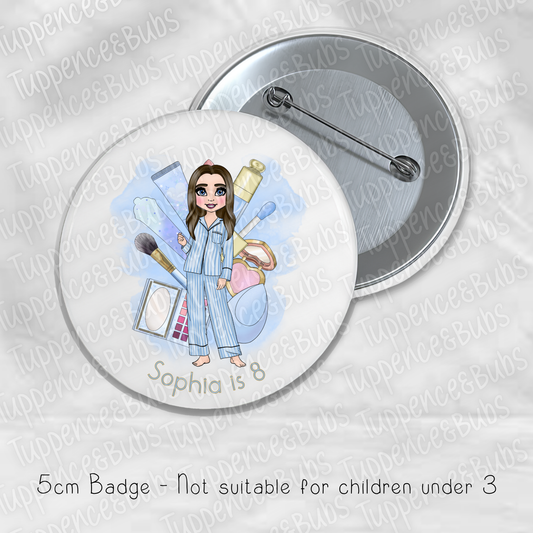Blue Beauty Badge
